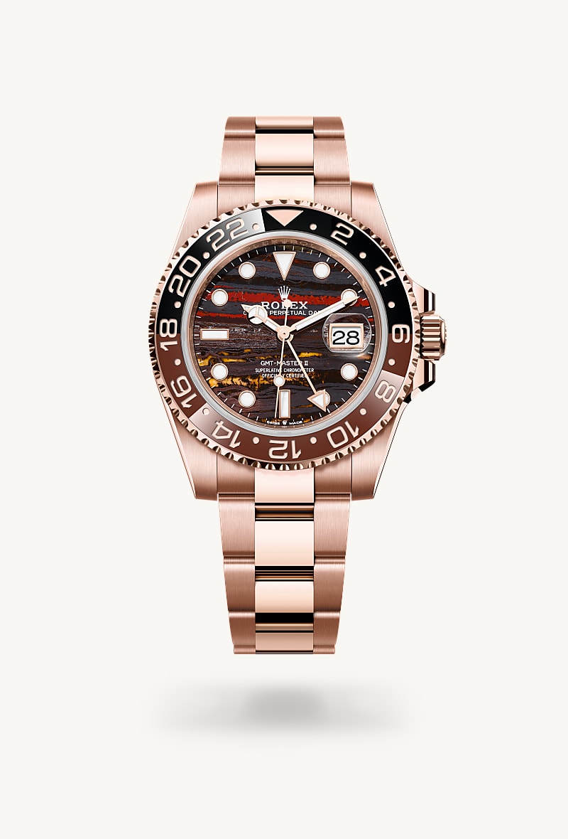 rolex GMT-Master II en Oyster, 40 mm, oro Everose, M126715CHNR-0002* Christie's