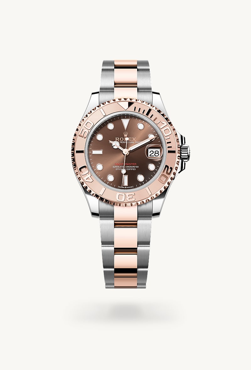 rolex Yacht-Master 37 en Oyster, 37 mm, acero Oystersteel y oro Everose, M268621-0003* Christie's