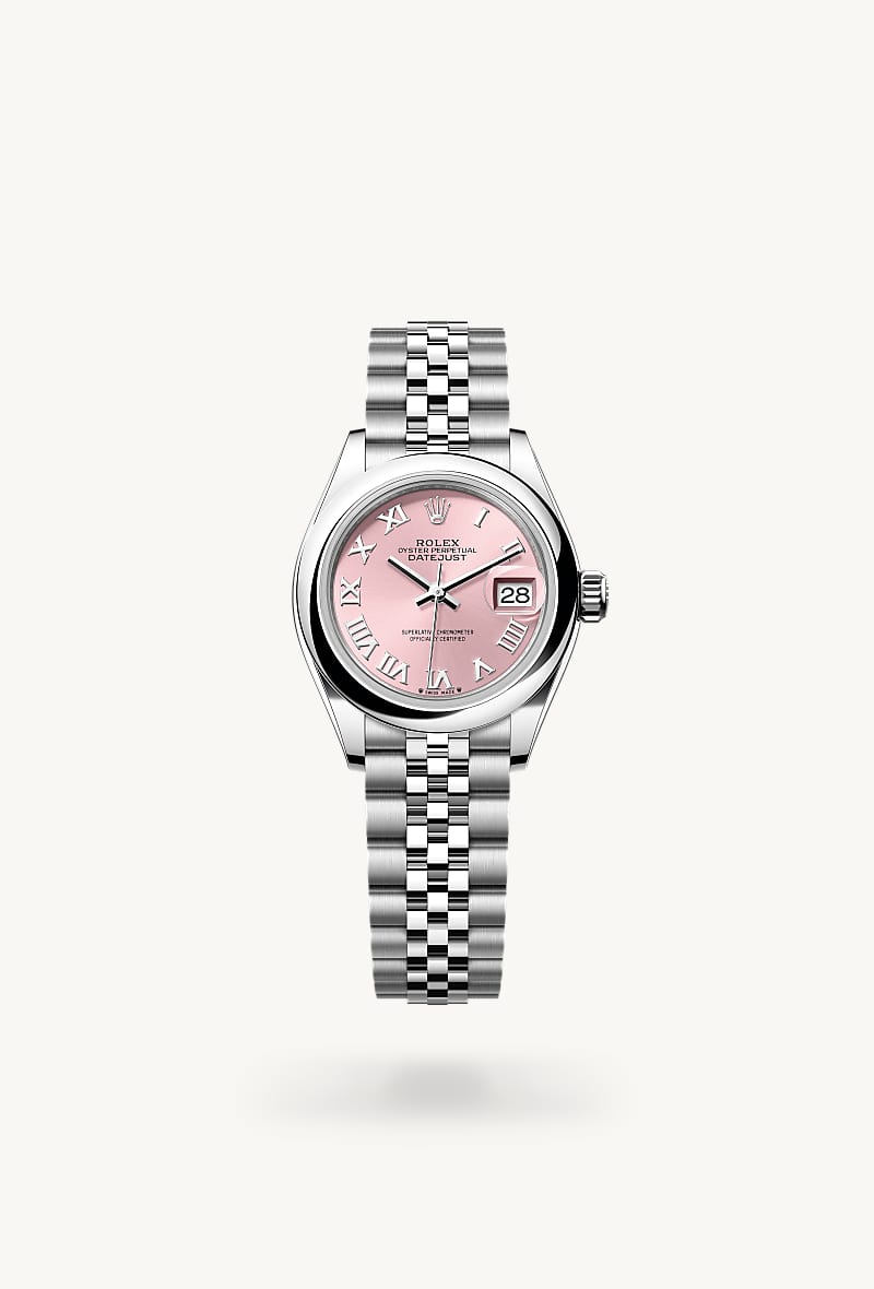 rolex Lady-Datejust en Oyster, 28 mm, acero Oystersteel, M279160-0013* Christie's